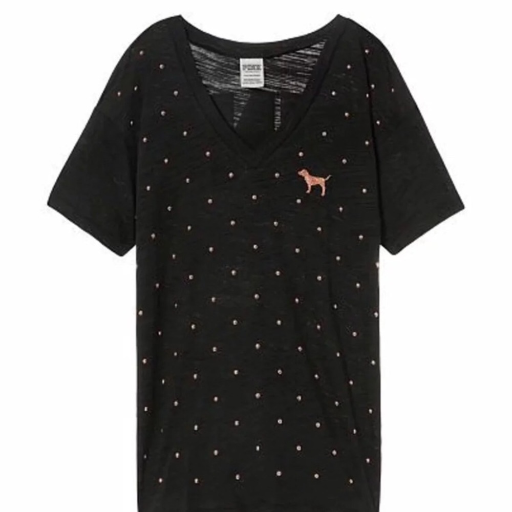 NWT pink bling Campus shirt sz XS